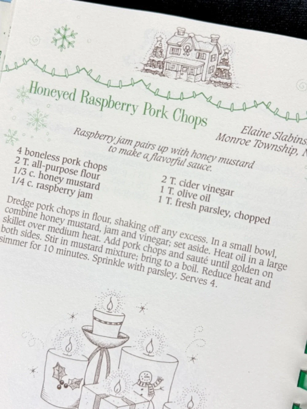 2 Gooseberry Patch Cookbooks Christmas in the Country and Homespun Christmas EUC